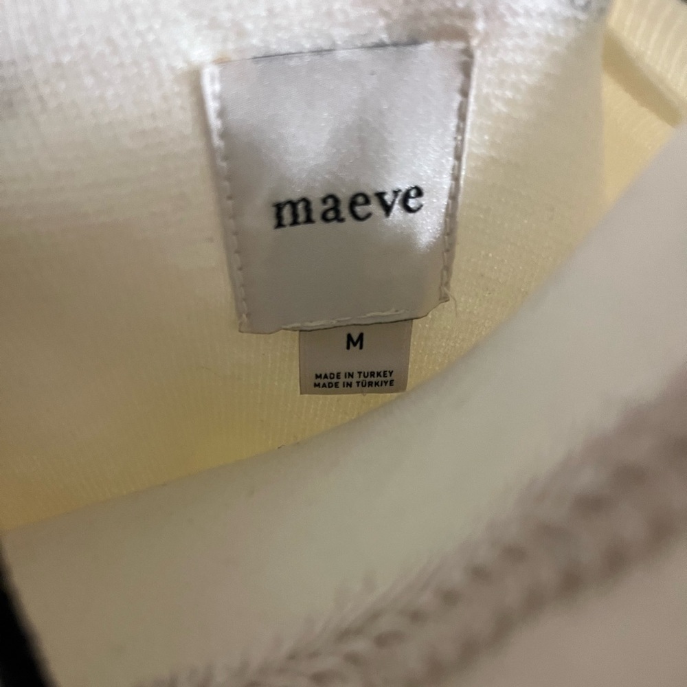 Maeve Organza-Sleeve Cardigan Sweater, at Anthropologie - Picture 2 of 4